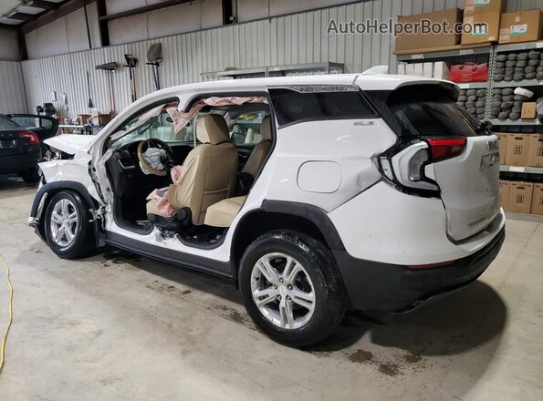 3GKALMEV9ML381545 2021 GMC TERRAIN White Trasero izquierdo