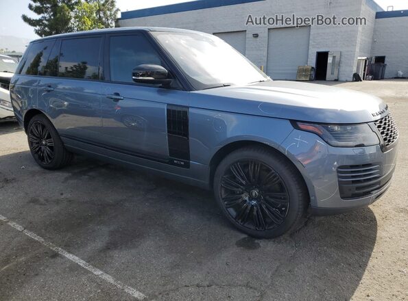 SALGS5SE2LA598825 2020 LAND ROVER RANGE Blue Передня права чверть