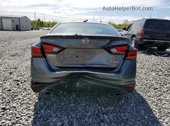 1N4BL4FW0KC131875 2019 NISSAN ALTIMA Gray უკანა ხედი