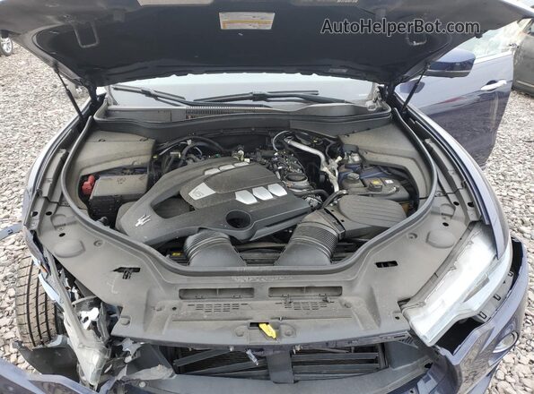 ZN661XUL9LX342335 2020 MASERATI LEVANTE Синий Вид подкапотного пространства