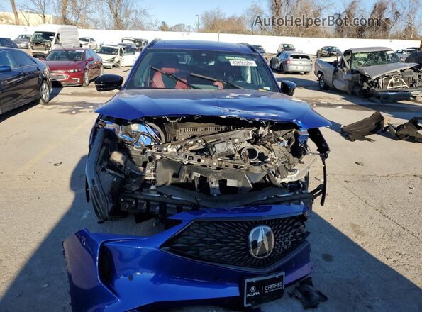 5J8YE1H0XNL045999 2022 ACURA MDX Blue Вид спереду