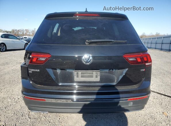 3VV3B7AX0JM019403 2018 VOLKSWAGEN TIGUAN Black Widok z tyłu