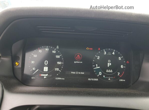 SALCP2FX9NH911308 2022 LAND ROVER DISCOVERY Black ხელსაწყოთა პანელის ხედი