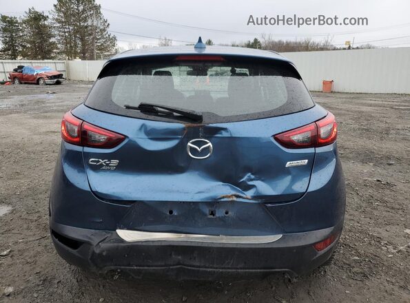 JM1DKFB76K0443345 2019 MAZDA CX-3 Blue Vista trasera