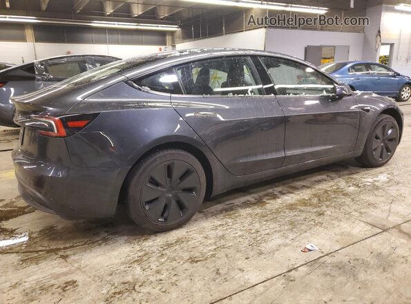 5YJ3E1EA3RF870362 2024 TESLA MODEL Серый Задняя правая четверть