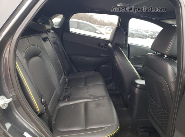 KM8K53A5XKU381496 2019 HYUNDAI KONA Gray 