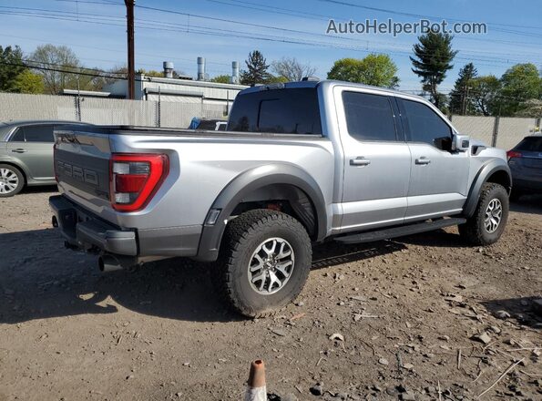 1FTFW1RG3NFC44650 2022 FORD F150 Silver Trasero derecho
