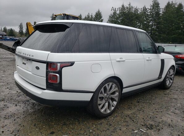 SALGS4RY1LA581203 2020 LAND ROVER RANGE White Հետևի աջ
