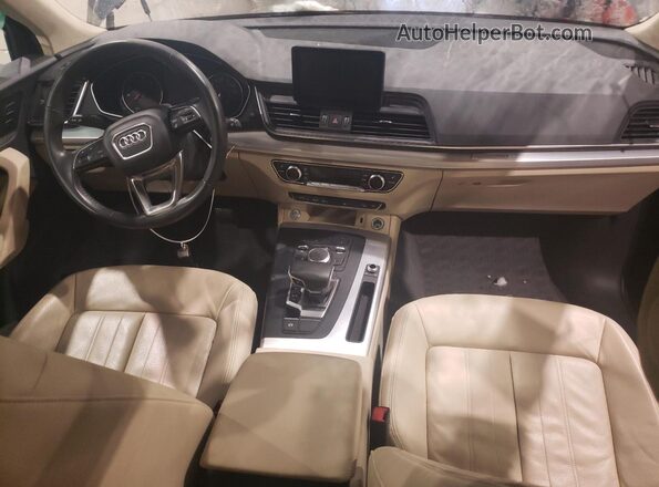 WA1BNAFY7J2117488 2018 AUDI Q5 Charcoal Вид панелі приладів
