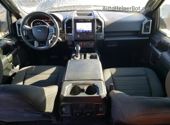 1FTEW1E47LFC12899 2020 FORD F150 Черный Вид панели приборов