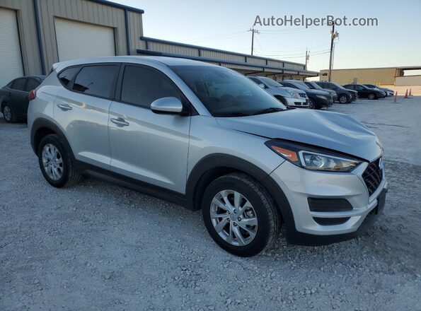 KM8J23A45KU968782 2019 HYUNDAI TUCSON Silver Передня права чверть