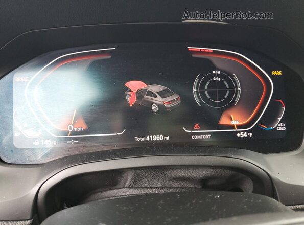WBA5R1C52KAK09369 2019 BMW 3 SERIES Серый Вид щитка приборов