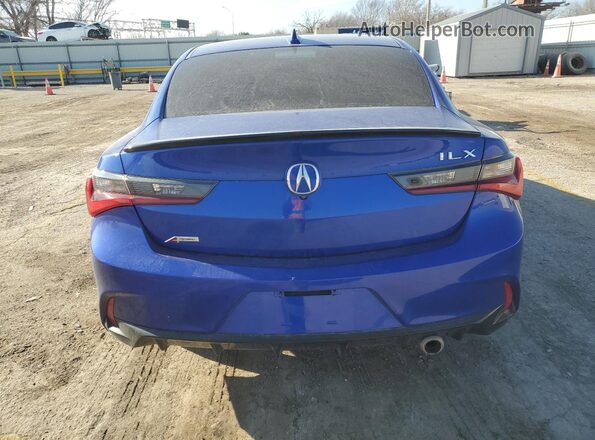 19UDE2F83LA000246 2020 ACURA ILX Blue Widok z tyłu