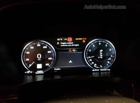 LVY992MKXJP006619 2018 VOLVO S90 Black Вид щитка приладів