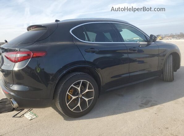 ZASPAKBN5M7D10214 2021 ALFA ROMEO STELVIO Черный Задняя правая четверть
