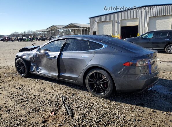 5YJSA1E1XGF129033 2016 TESLA MODEL Gray Задня ліва чверть