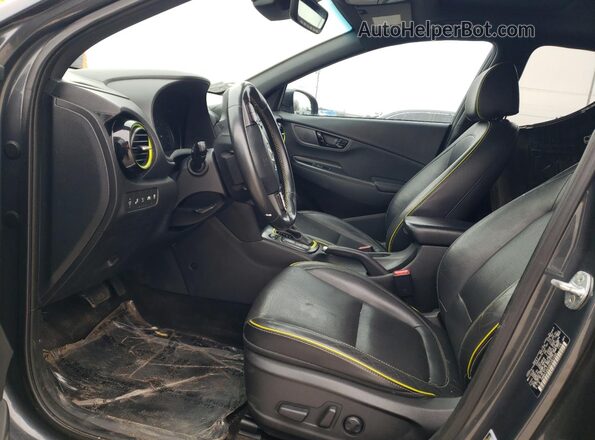 KM8K53A5XKU381496 2019 HYUNDAI KONA Gray 