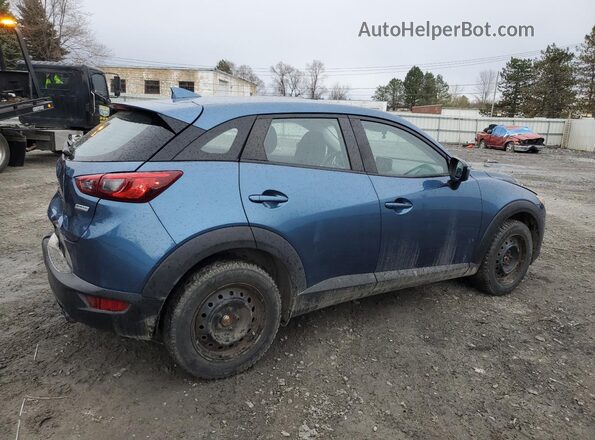 JM1DKFB76K0443345 2019 MAZDA CX-3 Blue Trasero derecho