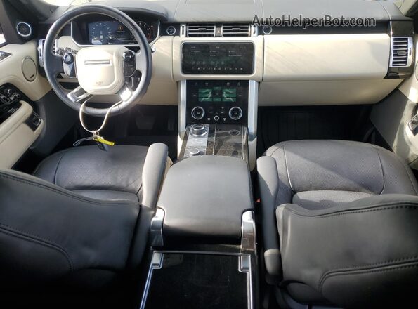 SALGS5SE2LA598825 2020 LAND ROVER RANGE Blue Вид панелі приладів