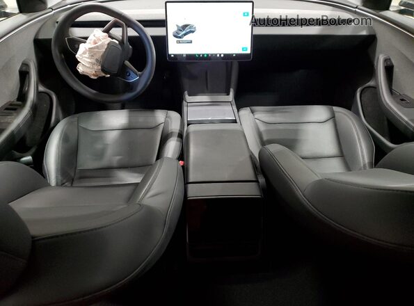 5YJ3E1EA0RF771496 2024 TESLA MODEL Charcoal წინა პანელის ხედი