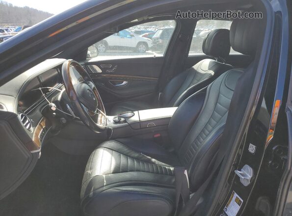 WDDUG8FB9GA254532 2016 MERCEDES-BENZ S Black წინა სალონის ხედი