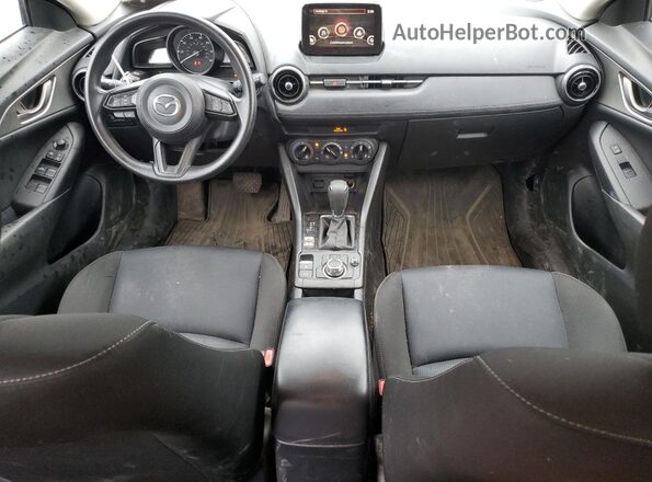 JM1DKFB76K0443345 2019 MAZDA CX-3 Blue Vista del salpicadero