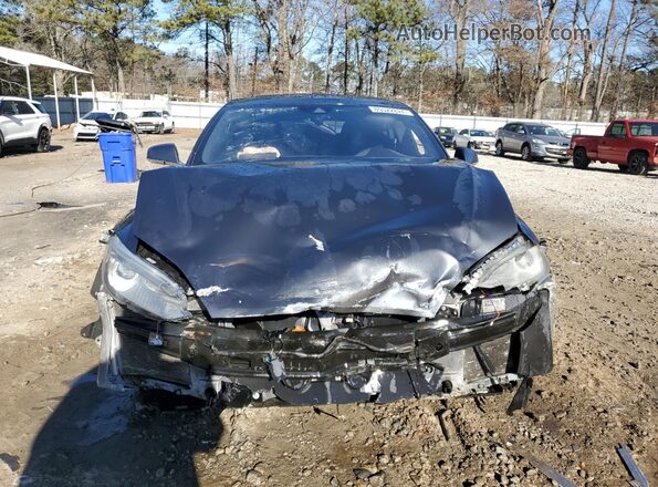 5YJSA1E1XGF129033 2016 TESLA MODEL Gray Вид спереду