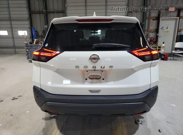 5N1AT3AA2MC819595 2021 NISSAN ROGUE White Вид ззаду