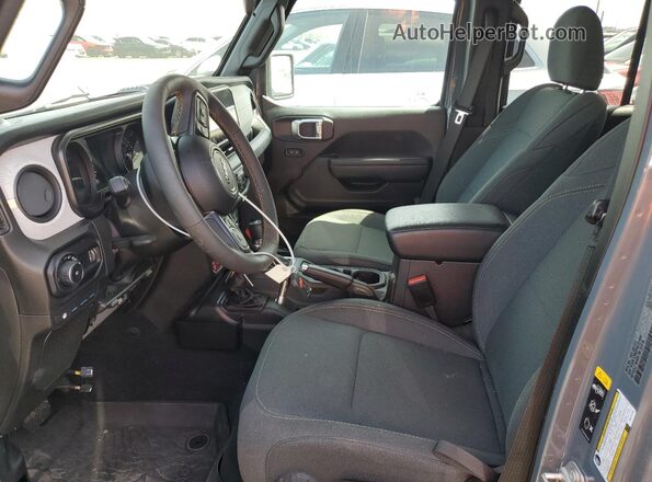 1C4RJXN62RW141494 2024 JEEP WRANGLER Gray წინა სალონის ხედი