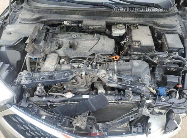 5J8TC2H36ML809605 2021 ACURA RDX Black უკანა სალონის ხედი