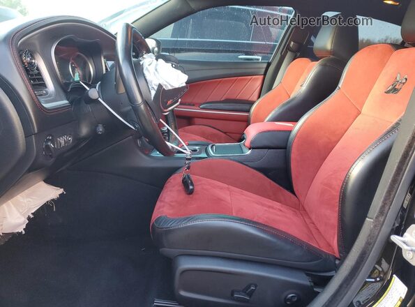 2C3CDXGJXMH515263 2021 DODGE CHARGER Black წინა სალონის ხედი