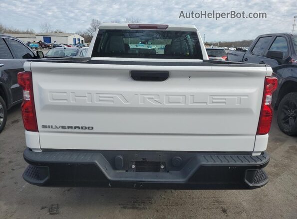 3GCPYAEHXMG182643 2021 CHEVROLET SILVERADO White Vista trasera