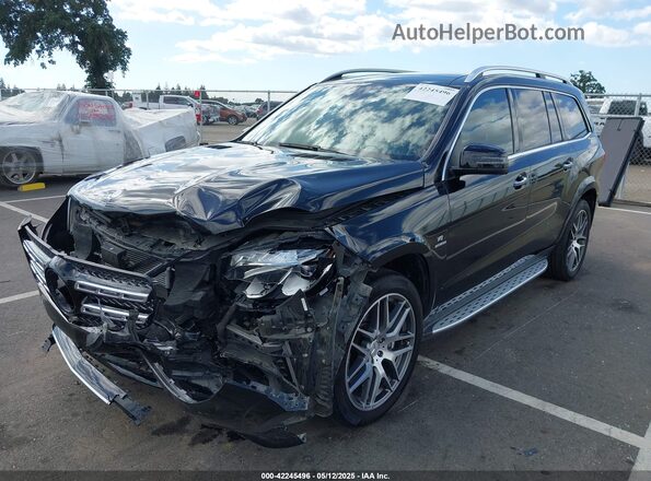 4JGDF7FE4HA781151 2017 MERCEDES-BENZ AMG GLS 63 Черный Передняя левая четверть