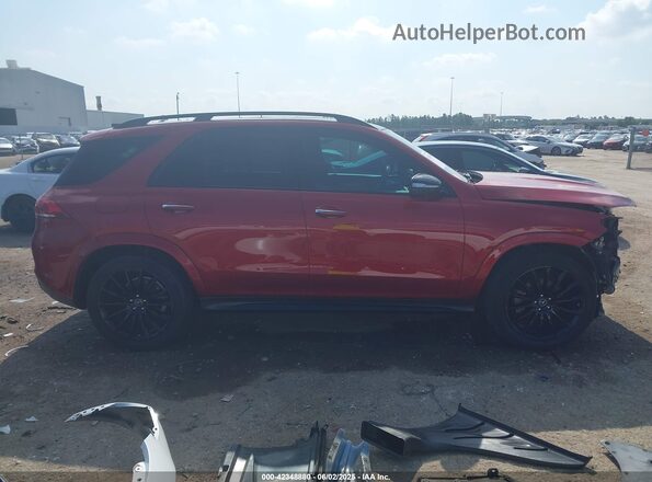 4JGFB4JB3NA707716 2022 MERCEDES-BENZ GLE 350 Red Սալոնի հետևի տեսք