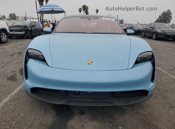 WP0AB2Y18NSA43720 2022 PORSCHE TAYCAN Blue Вид спереду