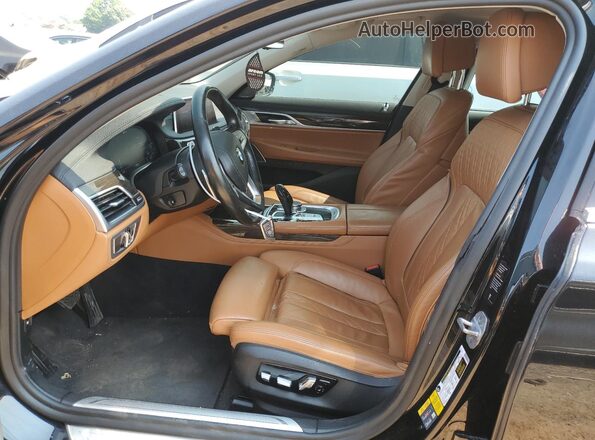 WBA7W4C03LBM70495 2020 BMW 7 SERIES Черный Вид салона спереди