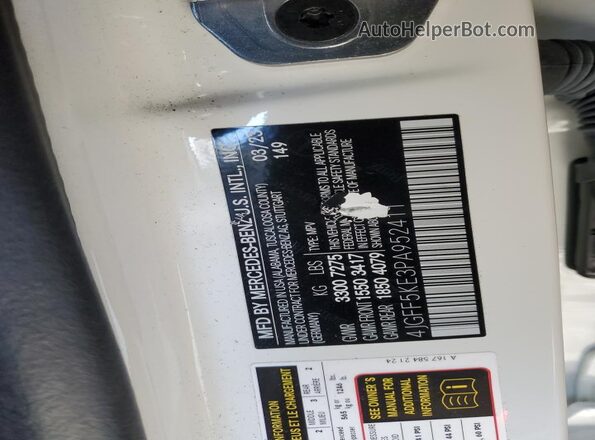 4JGFF5KE3PA952411 2023 MERCEDES-BENZ GLS White 
