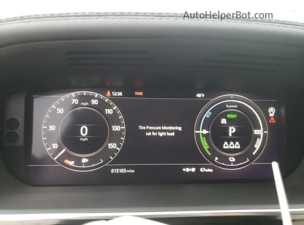 SALGS4RY1LA581203 2020 LAND ROVER RANGE White Սարքավորումների վահանակի տեսք