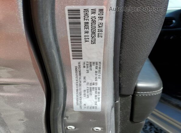 1C4RDJDG5MC547326 2021 DODGE DURANGO Silver Widok wnętrza 360 stopni