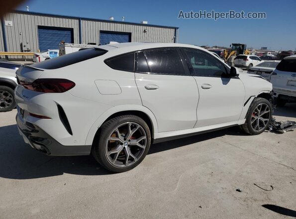 5UX33EX02R9U96529 2024 BMW X6 White Trasero derecho