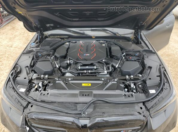 WBS83FK0XSCU02113 2025 BMW M5 Gray Vista interior trasera