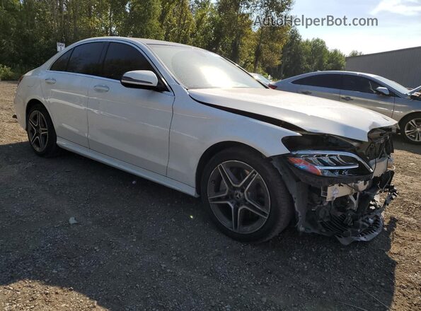 55SWF8EB2LU326114 2020 MERCEDES-BENZ C White Front right