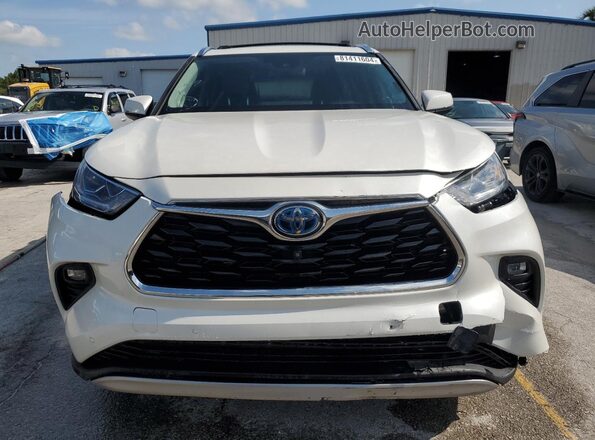 5TDEBRCH9LS012347 2020 TOYOTA HIGHLANDER HYBRID White 