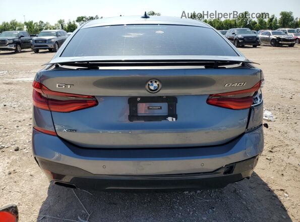 WBAJV6C50JBK07653 2018 BMW 6 SERIES Gray Widok z tyłu