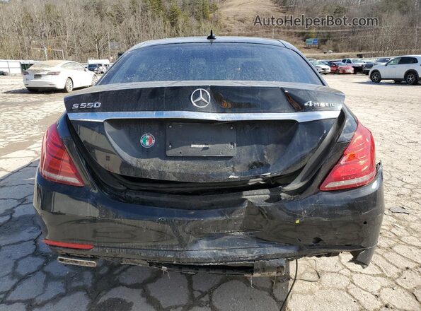 WDDUG8FB9GA254532 2016 MERCEDES-BENZ S Black უკანა ხედი