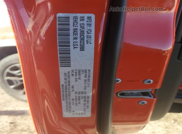 1C4PJMBX2MD230988 2021 JEEP CHEROKEE Orange Vista interior de 360 grados
