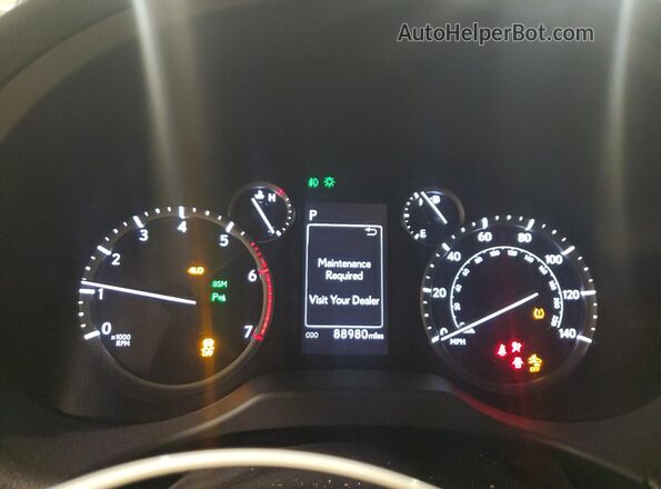 JTJAM7BX6L5265134 2020 LEXUS GX Blue Widok zestawu wskaźników