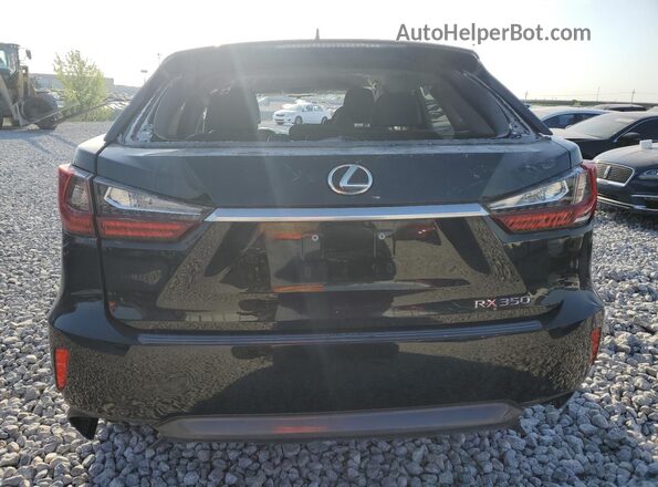 2T2ZZMCAXGC002276 2016 LEXUS RX Black Вид ззаду