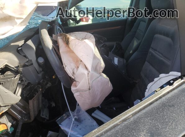 5J6RW2H83KL005796 2019 HONDA CR-V Черный Вид салона спереди
