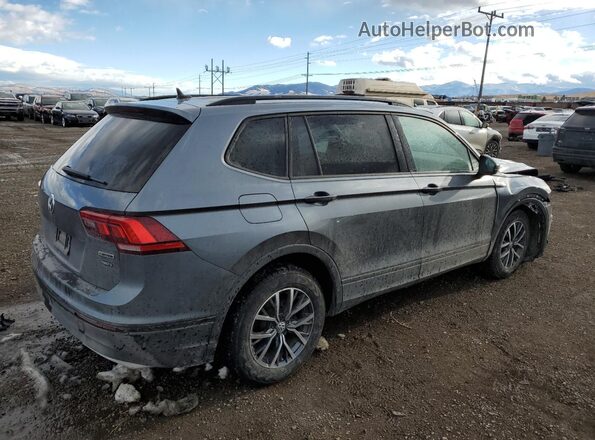 3VV0B7AX7MM021155 2021 VOLKSWAGEN TIGUAN Серый Задняя правая четверть